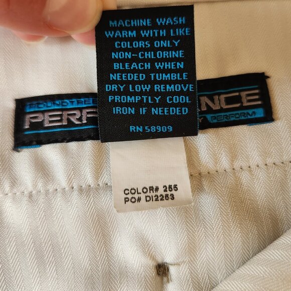 Roundtree & Yorke Mens Performance Flat Front Golf Shorts Size 40 - Picture 9 of 11